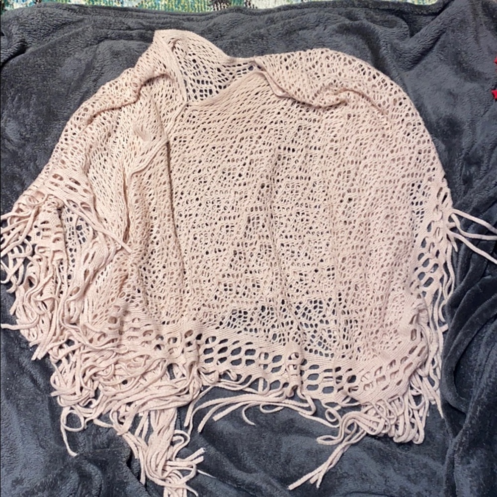 Distressed cover up/ shawl